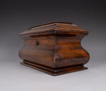 Large Victorian Mahogany Bombe Tea Caddy, c.1840 - Harrington Antiques