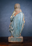 Late 17th / Early 18th Century Polychrome Carved Wooden Figure of The Madonna - Harrington Antiques