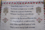 Late 18th Century Sampler by Louise Simmons, Aged 7. - Harrington Antiques