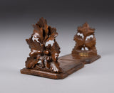 Late 19th Century Black Forest Oak Leaf Extending Book Rack - Harrington Antiques