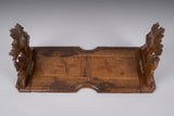 Late 19th Century Black Forest Oak Leaf Extending Book Rack - Harrington Antiques