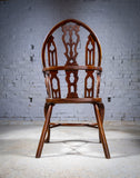 Late 19th Century Gothic Revival Yew & Elm Windsor Chair - Harrington Antiques