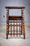 Late Georgian Oak Metamorphic Chair / Library Steps - Harrington Antiques