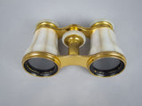 Lemaire F1 Gold Plated & Mother Of Pearl Opera Glasses With Original Case. - Harrington Antiques