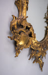 Mid-19th Century Gilt Bronze French Rococo Style Mirror. - Harrington Antiques