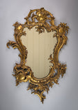 Mid-19th Century Gilt Bronze French Rococo Style Mirror. - Harrington Antiques