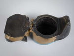 Mid Century Cold Painted Bronze Pug Dog Inkwell - Harrington Antiques