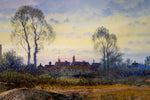 'Near Acle, Great Yarmouth' by John H. Cole. Oil On Board. - Harrington Antiques