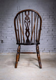 Oak & Elm Prince Of Wales Feathers Windsor Chair, c.1860. - Harrington Antiques