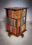 Oak Revolving Bookcase Made From Nelson's Flagship 'Foudroyant', by Goodall, Lamb & Heighway. - Harrington Antiques