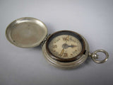 Officer's WW2 Pocket Compass by F. Barker & Sons, London, c.1940. - Harrington Antiques