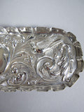 Ornate Sterling Silver Pin Tray by William Comyns & Sons, London, 1894. - Harrington Antiques