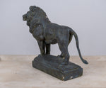 Painted Plaster Lion After Edward Kemeys (American 1843-1907) - Harrington Antiques