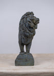 Painted Plaster Lion After Edward Kemeys (American 1843-1907) - Harrington Antiques