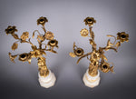 Pair Of 19th Century French Gilt Ormolu Figural Candelabra, c.1880 - Harrington Antiques