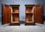 Pair Of 19th Century Mahogany Pedestal Cupboards - Harrington Antiques