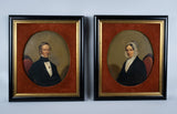 Pair Of 19th Century Portraits - Husband & Wife. English School. - Harrington Antiques