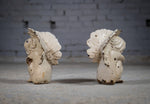 Pair Of 19th Century Victorian Cast Iron Cherubs - Harrington Antiques