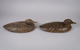 Pair of 19th Century Wooden Painted Decoy Ducks - Harrington Antiques