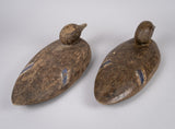 Pair of 19th Century Wooden Painted Decoy Ducks - Harrington Antiques