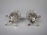 Pair of Art Deco Silver Pepperettes by Adie Bros, Birmingham, 1922 - Harrington Antiques