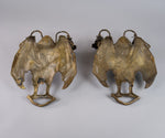 Pair Of Bronze Bat Wall Sconces After William Tonks & Sons For Liberty's. - Harrington Antiques