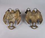 Pair Of Bronze Bat Wall Sconces After William Tonks & Sons For Liberty's. - Harrington Antiques