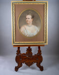 Pair Of Large 19th Century Pastel Portraits, Signed J. W. Walton 1890' - Harrington Antiques