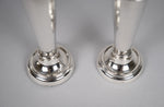 Pair Sterling Silver Spill Vases by W. E. Hill & Co, London, 1907 - Harrington Antiques