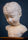 Plaster Bust Of Infant On Giltwood Plinth - Harrington Antiques