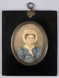 'Rachel' & 'Robt Boulton' by J. Bradley of Suffolk, 1828 - Pair of Georgian Portrait Miniatures. - Harrington Antiques