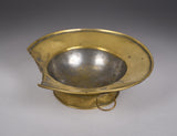 Rare 18th Century Brass Barber's / Bleeding Bowl - Harrington Antiques