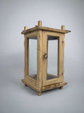 Rare Early 19th Century Wooden Hanging Candle Lantern / Barn Lantern. - Harrington Antiques