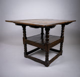 Rare Jacobean Oak Metamorphic Monk's Chair / Table, c.1620 - Harrington Antiques