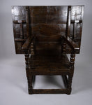 Rare Jacobean Oak Metamorphic Monk's Chair / Table, c.1620 - Harrington Antiques