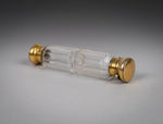 Rare Silver Gilt Double Ended Scent Bottle By John Harris, London, 1857. - Harrington Antiques