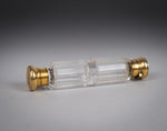 Rare Silver Gilt Double Ended Scent Bottle By John Harris, London, 1857. - Harrington Antiques