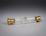 Rare Silver Gilt Double Ended Scent Bottle By John Harris, London, 1857. - Harrington Antiques