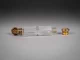 Rare Silver Gilt Double Ended Scent Bottle By John Harris, London, 1857. - Harrington Antiques