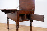 Regency Mahogany Metamorphic Campaign Desk / Dining / Dressing Table - Harrington Antiques