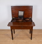 Regency Mahogany Metamorphic Campaign Desk / Dining / Dressing Table - Harrington Antiques