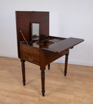 Regency Mahogany Metamorphic Campaign Desk / Dining / Dressing Table - Harrington Antiques