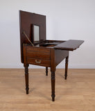 Regency Mahogany Metamorphic Campaign Desk / Dining / Dressing Table - Harrington Antiques