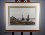S Conway Lloyd Jones (1846-97) - Large Watercolour Estuary Scene, Dated 1886. - Harrington Antiques