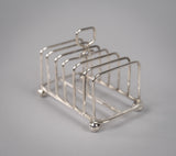 Scottish Silver Toast Rack by Robert & William Sorley, Glasgow, 1913. - Harrington Antiques