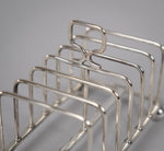 Scottish Silver Toast Rack by Robert & William Sorley, Glasgow, 1913. - Harrington Antiques