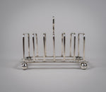 Scottish Silver Toast Rack by Robert & William Sorley, Glasgow, 1913. - Harrington Antiques