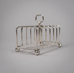 Scottish Silver Toast Rack by Robert & William Sorley, Glasgow, 1913. - Harrington Antiques