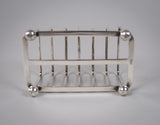 Scottish Silver Toast Rack by Robert & William Sorley, Glasgow, 1913. - Harrington Antiques