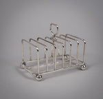 Scottish Silver Toast Rack by Robert & William Sorley, Glasgow, 1913. - Harrington Antiques